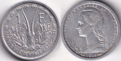 Franc 1948 afrique - 1,