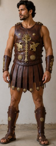 Déguisement armure cuir - armure,