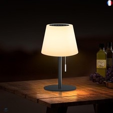 Lampe de table solaire d'extérieur lampe de table LED sans fil à intensité va