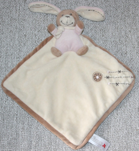 Nicotoy doudou lapin - lapin, plat