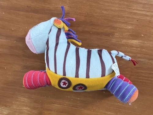 Peluche doudou zèbre - doudou, cheval