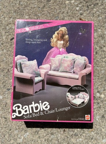 1990 barbie sofa bed - sofa,