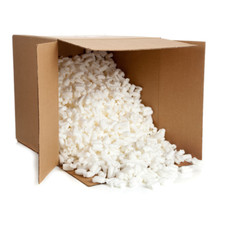 PARTICULES CALAGE POLYSTYRENE EMBALLAGE CHIPS FLOWPACK CARTON DE 100 L PELASPAN