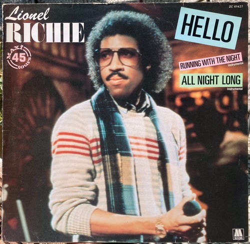 Maxi 45t lionel richie hello - -,