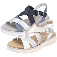 Sandales Pour Femmes En Cuir Métallique Avec Semelle Antidérapante TR D2K53