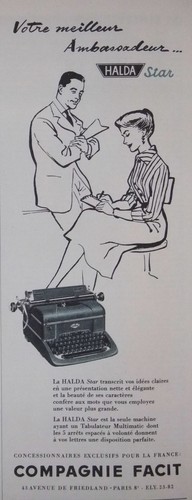 Publicité compagnie facit - compagnie,