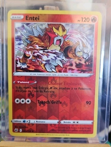Carte pokémon entei reverse - carte,