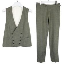 Costume Suitsupply Soho/Ferrara Homme UK 38/ UK 40 2 En 1 Laine Soie Lin Mélange