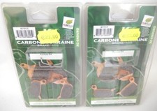 4 PLAQUETTES DE FREINS CARBONE LORRAINE POUR FORMULA B4 XC-ENDURO NEUFS