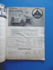 STUDEBAKER V 8 / SAURER 3 C - REVUE TECHNIQUE AUTOMOBILE de 1954 -TACO- VEHICULE