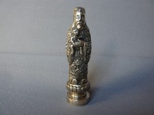 SCEAU ANCIEN ARGENT? CACHET SAGE ET ENFANT CHINOIS? INDOCHINE? MONOGRAMME CB