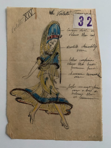 Dessin original costume - dessin,
