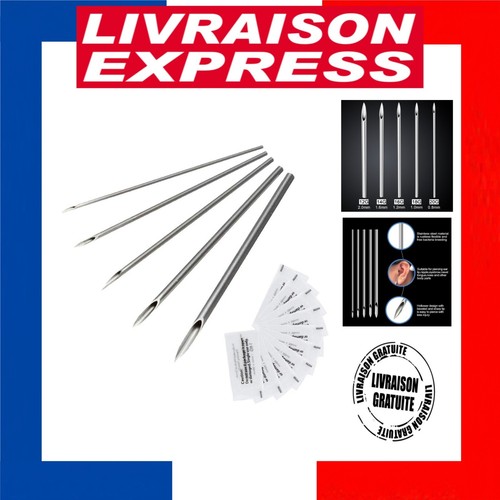 50pcs aiguilles piercing - de,