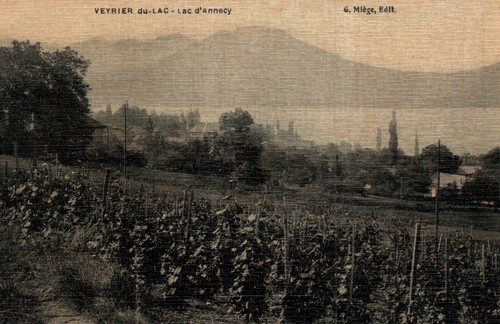 Carte postale veyrier du - -, veyrier-du-lac