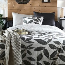 Housse de couette Matisse Naturel en coton percale 240 x 220 cm