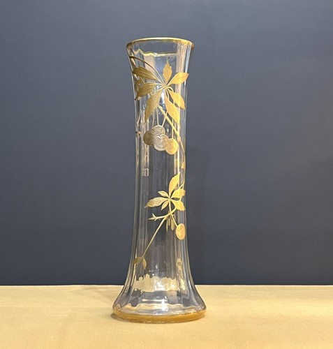 Vase cristal émaillé à - vase, en