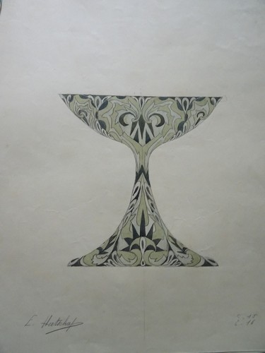 Belle gouache originale dessin - belle,