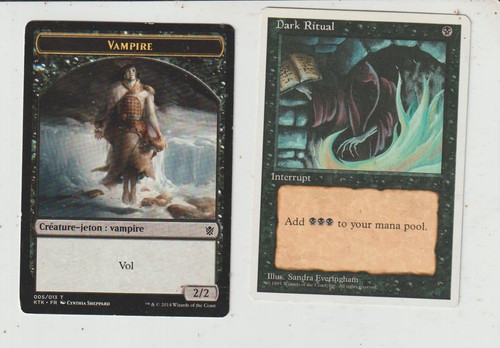 Lot cartes vampire - lot, token