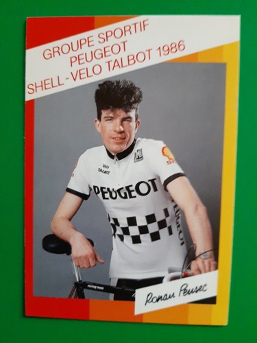 Cyclisme carte cycliste ronan - carte,