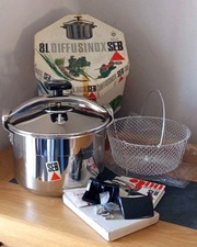 ?Cocotte Minute Seb 8 L Vintage 03/1970 Feux Gaz 100% Neuve + Boîte 