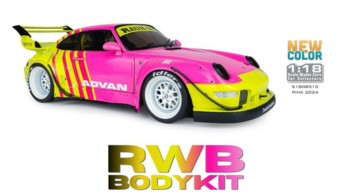 Porsche rwb pink 2024 - 2024, ,solido