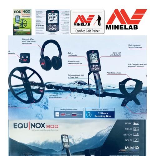Minelab equinox 800 waterproof - minelab,