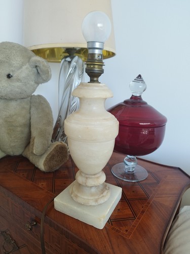Pied lampe albâtre cm - de,