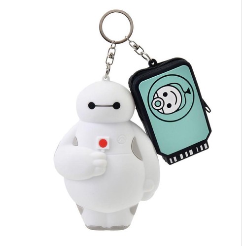 Baymax pouch keychain - baymax,
