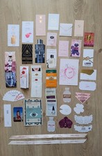 Lot Cartes Parfumées Parfum Paco Rabanne Giorgio Armani Lancôme YSL PRADA etc