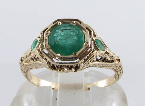 Bague art déco 9ct - 9ct, or
