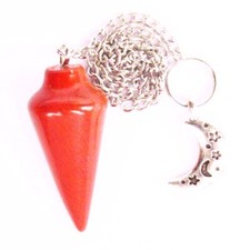 ° PENDULE  en JASPE ROUGE