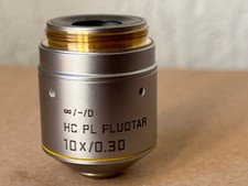 objectif microscope Leica 506505 Hc Pl Fluotar  10x 0,30
