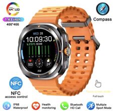 Montre Connectée Ultra Homme Écran GPS, Fitness, Multisports, Santé