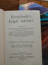 EVERYBODY'S LEGAL ADVISER VOL