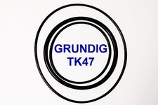 COURROIES SET GRUNDIG TK 47 MAGNETOPHONE A BANDE EXTRA FORT NEUF FABRIQUE TK47