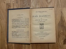 Ancien Livre Jean D'Agrève 1929 (10-7/C0-73)