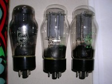 3 x valve à tube PHILIPS GZ32