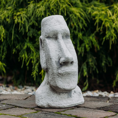 Statue tête moai - tête,