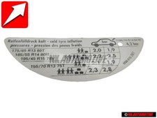 VW Original Etiquette P