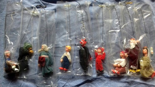 Lot marionnettes vintage - de,