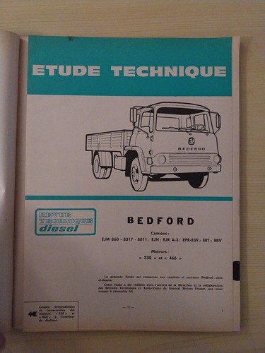 Revue technique bedford - technique,