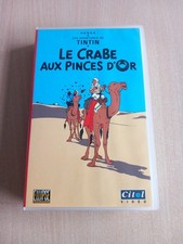 VHS Tintin Le Crabe Aux Pinces D'or. 