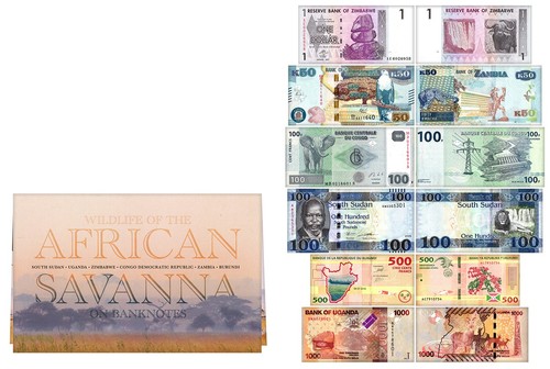 African savanna folder - savanna, folder-card,