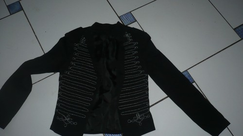 Veste coton noire - 34/36,