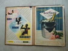 porte menues sous main pub -dubonnet-champagne morlant-