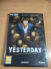 YESTERDAY Jeu PC ** NEUF **