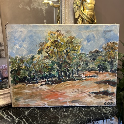 Tableau huile sur toile - tableau,