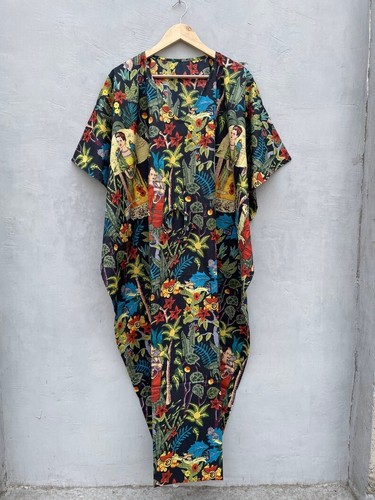 Maxi robe caftan plage - maxi,