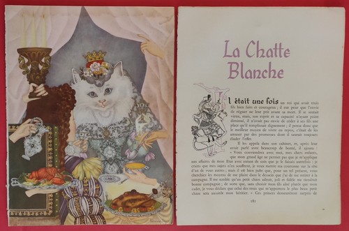 Conte chatte blanche de - blanche,