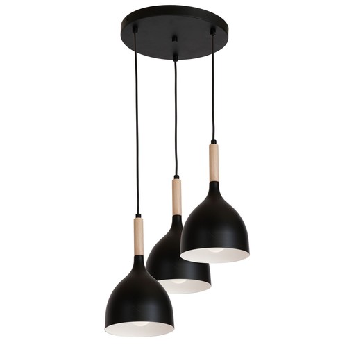 Suspension noire scandinave - suspension,